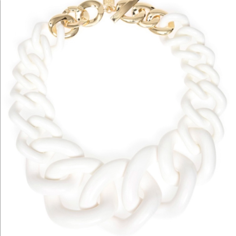 Zenzii Resin Link Statement Necklace